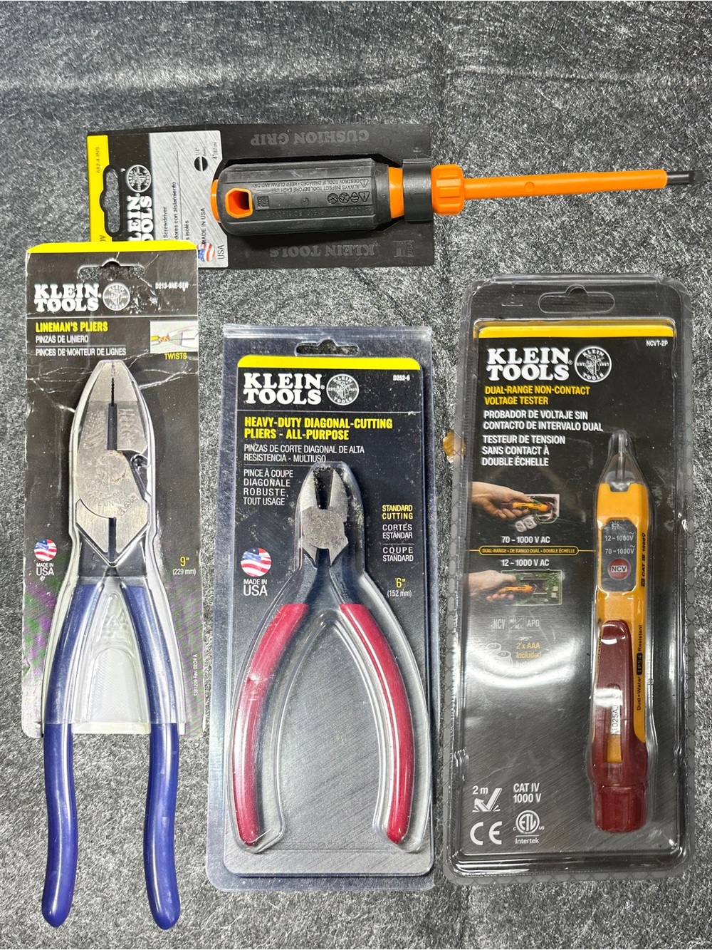 Klein Tools Assorted Hand Tool Set - Blue, Red, Orange